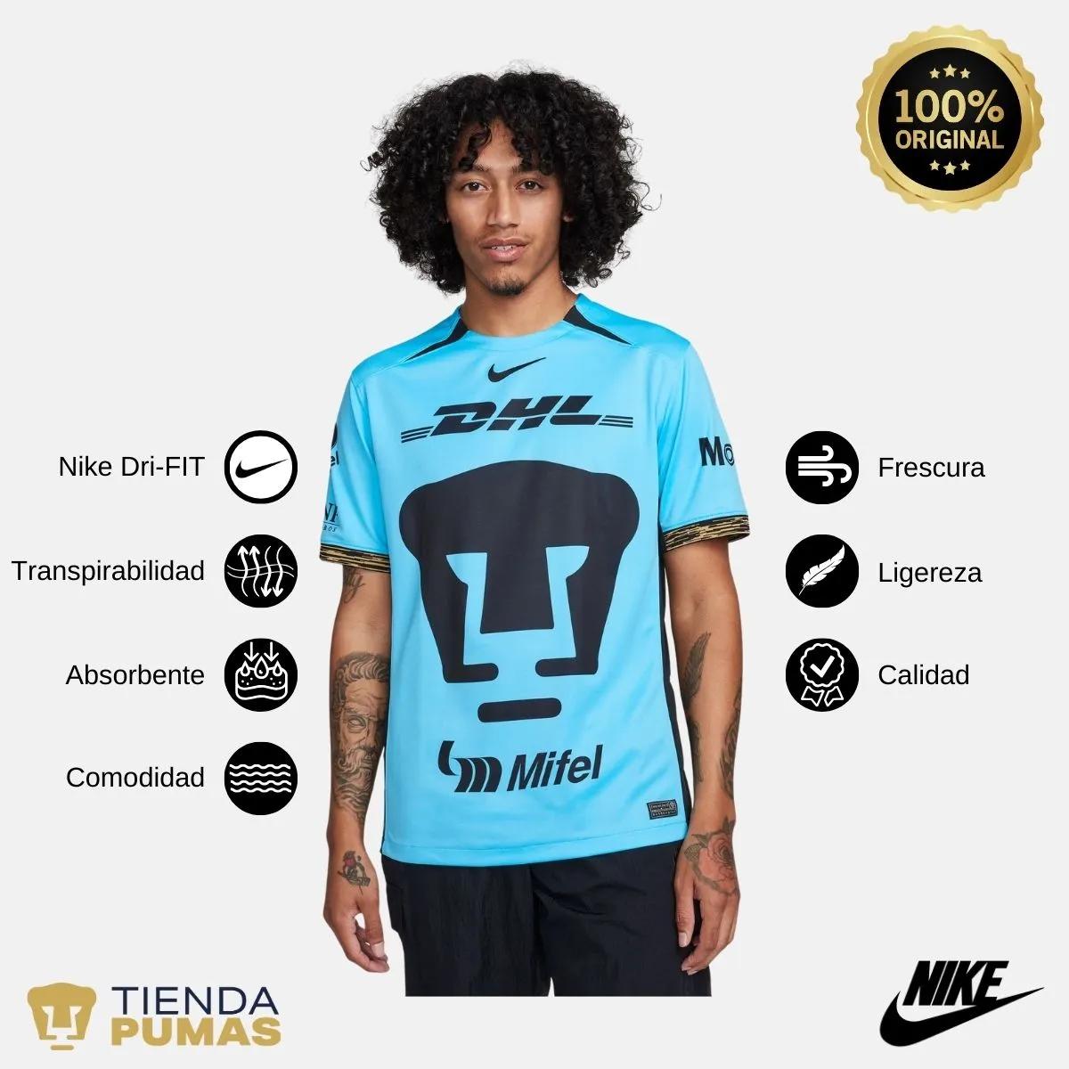 12 César Huerta - Colección Azul Báltico - Jersey Tercer Kit + Gorra de Regalo