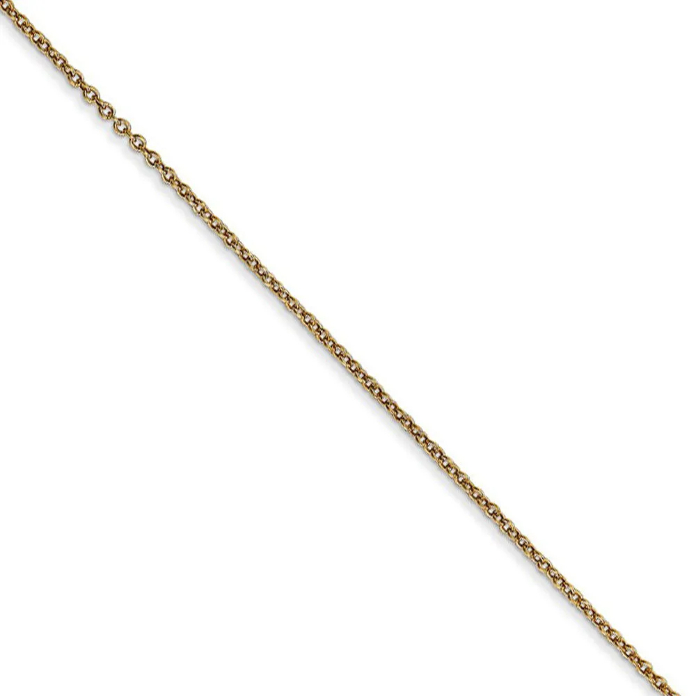 14k Yellow & Rose Gold Sweet 16 Double Heart Necklace