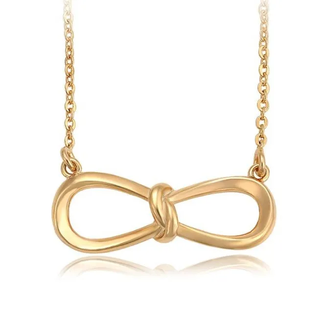 18k Gold Necklace Infinity Necklace