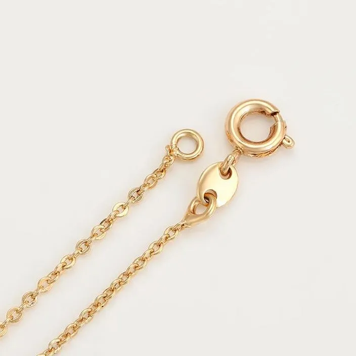 18k Gold Necklace Infinity Necklace