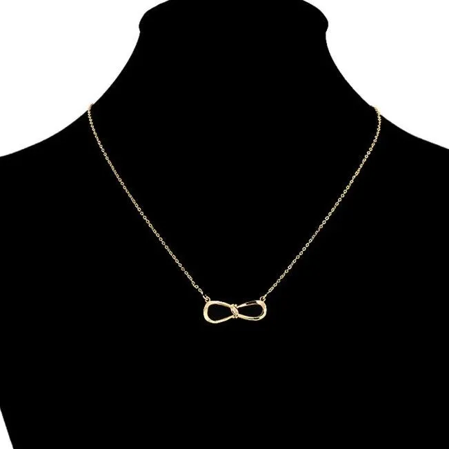 18k Gold Necklace Infinity Necklace