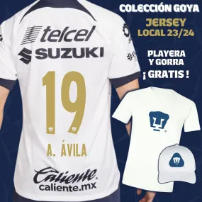 19 Ali vila - Colección Goya Hombre - Jersey Local + Playera y Gorra de Regalo