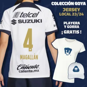 4 Lisandro Magallán - Colección Goya Mujer - Jersey Local + Playera y Gorra de Regalo