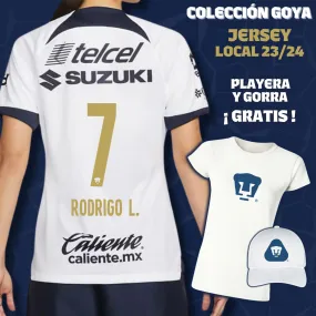 7 Rodrigo López - Colección Goya Mujer - Jersey Local + Playera y Gorra de Regalo