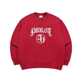 acme de la vie  |Long Sleeves Cotton Logo Sweatshirts