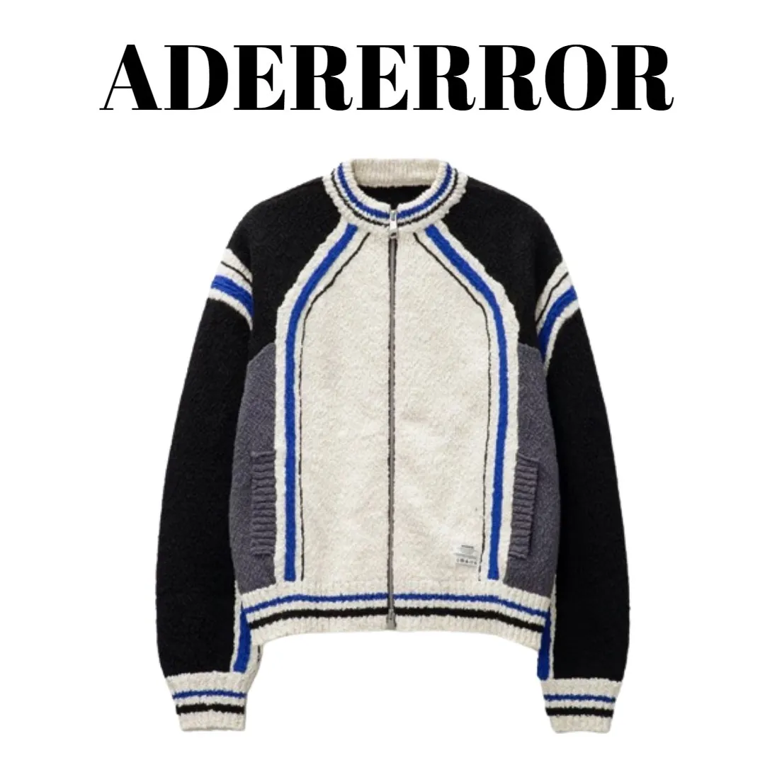 ADERERROR  |Street Style Long Sleeves Cotton Sweaters