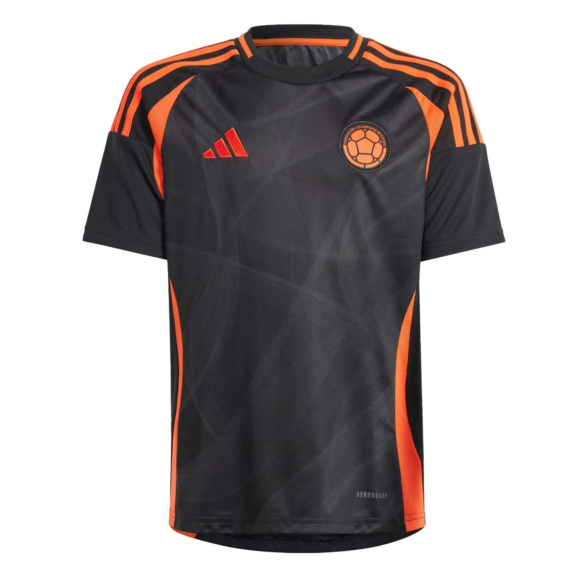 adidas Kids Colombia 2024/25 Away Jersey Black/Orange