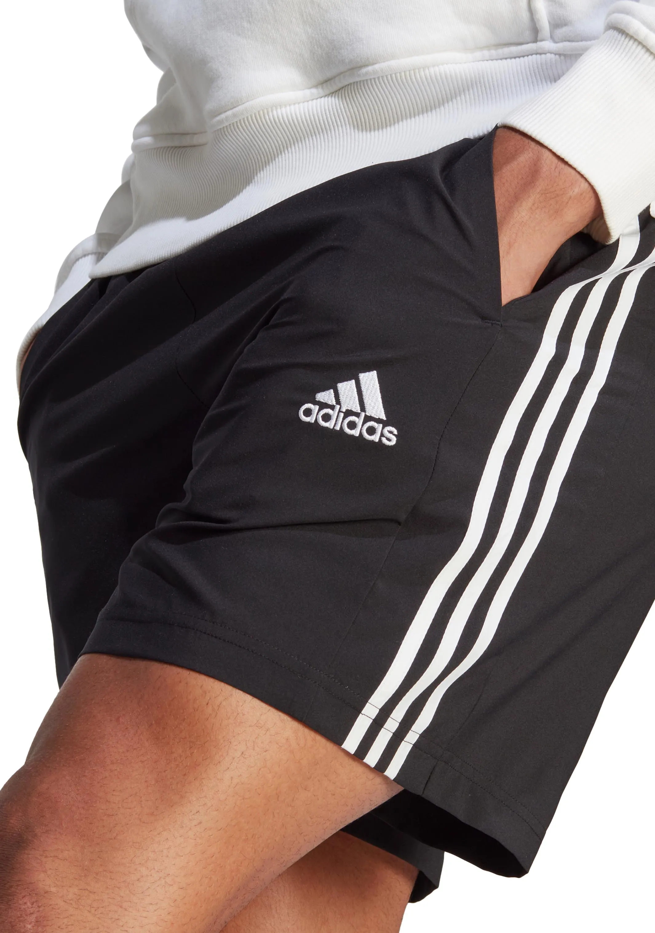 Adidas Mens 3 Stripes Chelsea Shorts  IC1484