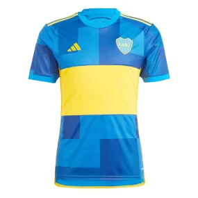 adidas Men's Boca Juniors 2023/24 Home Jersey Blue/Eqt Yellow