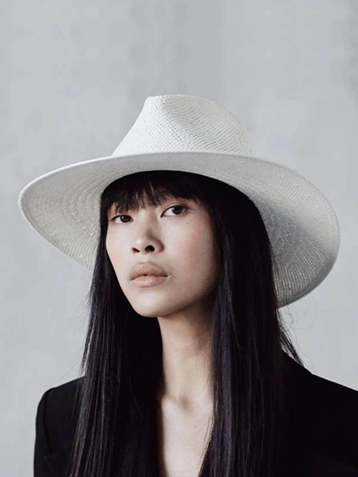 Aimee Fedora Hat - white