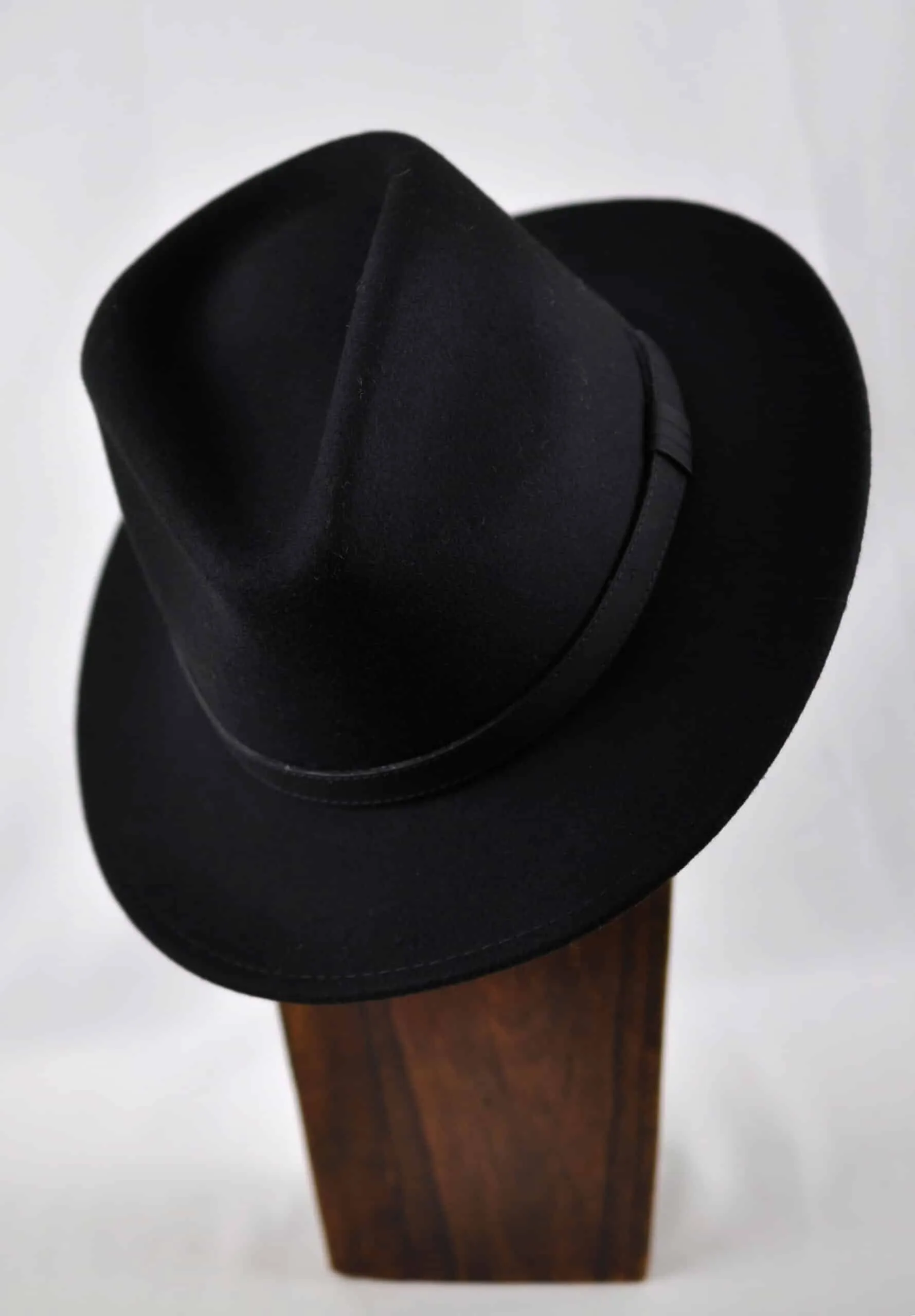 All Black Fedora Hat -