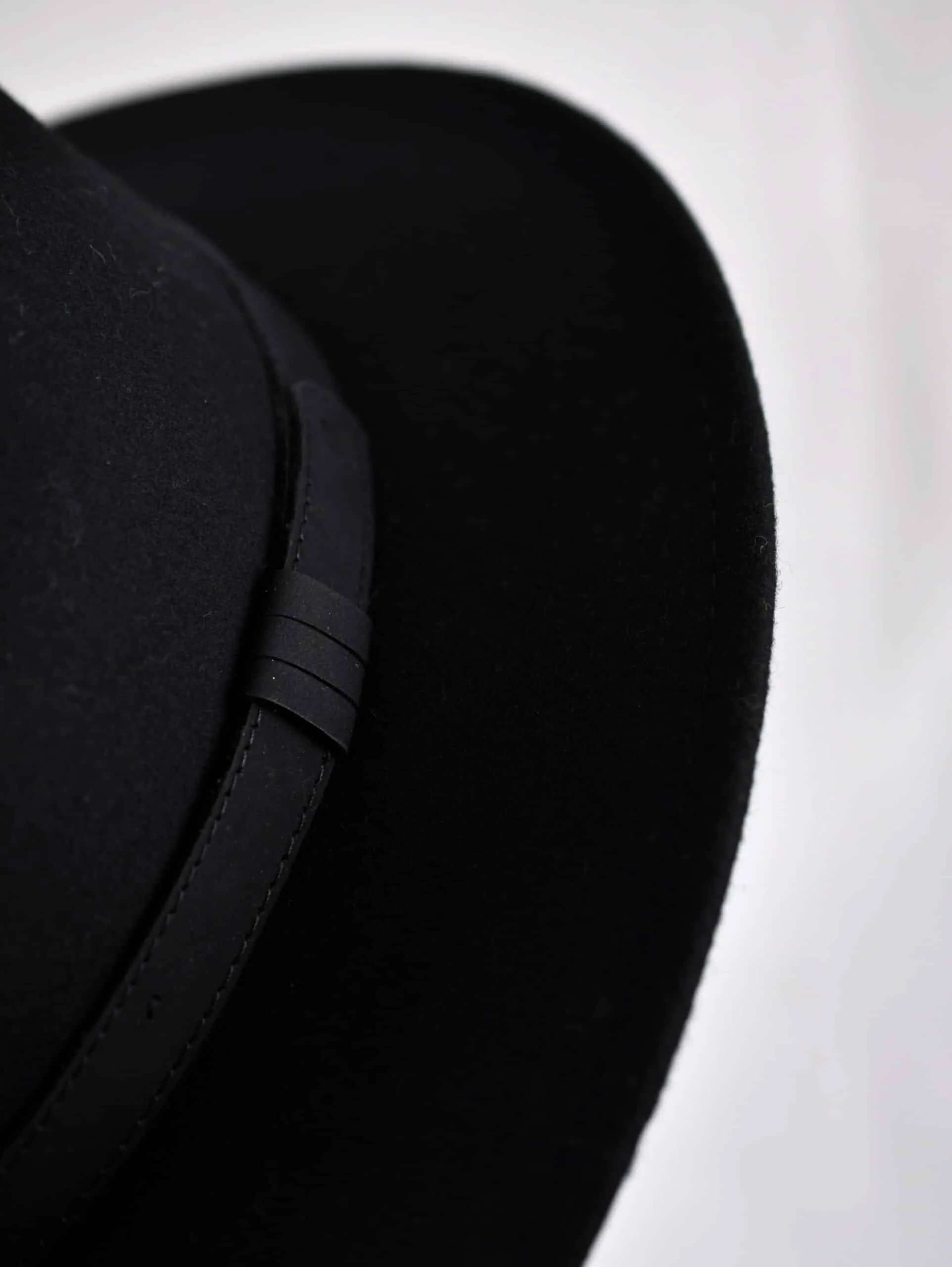 All Black Fedora Hat -