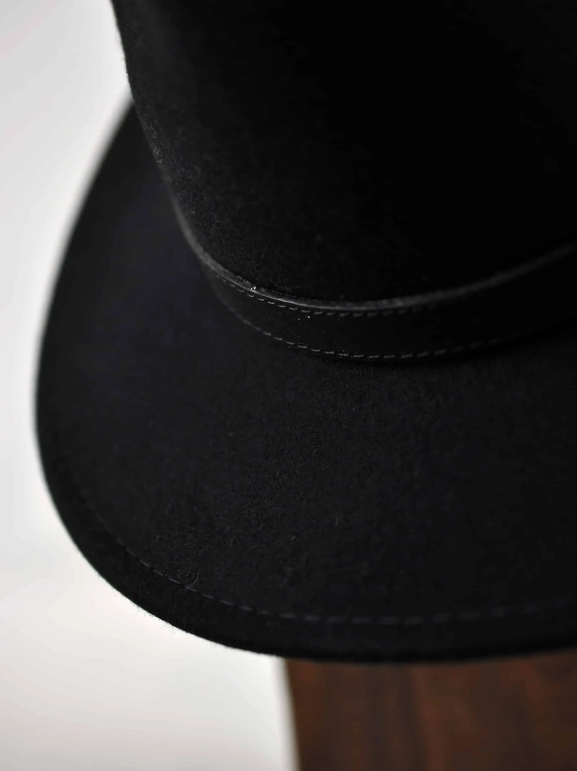 All Black Fedora Hat -