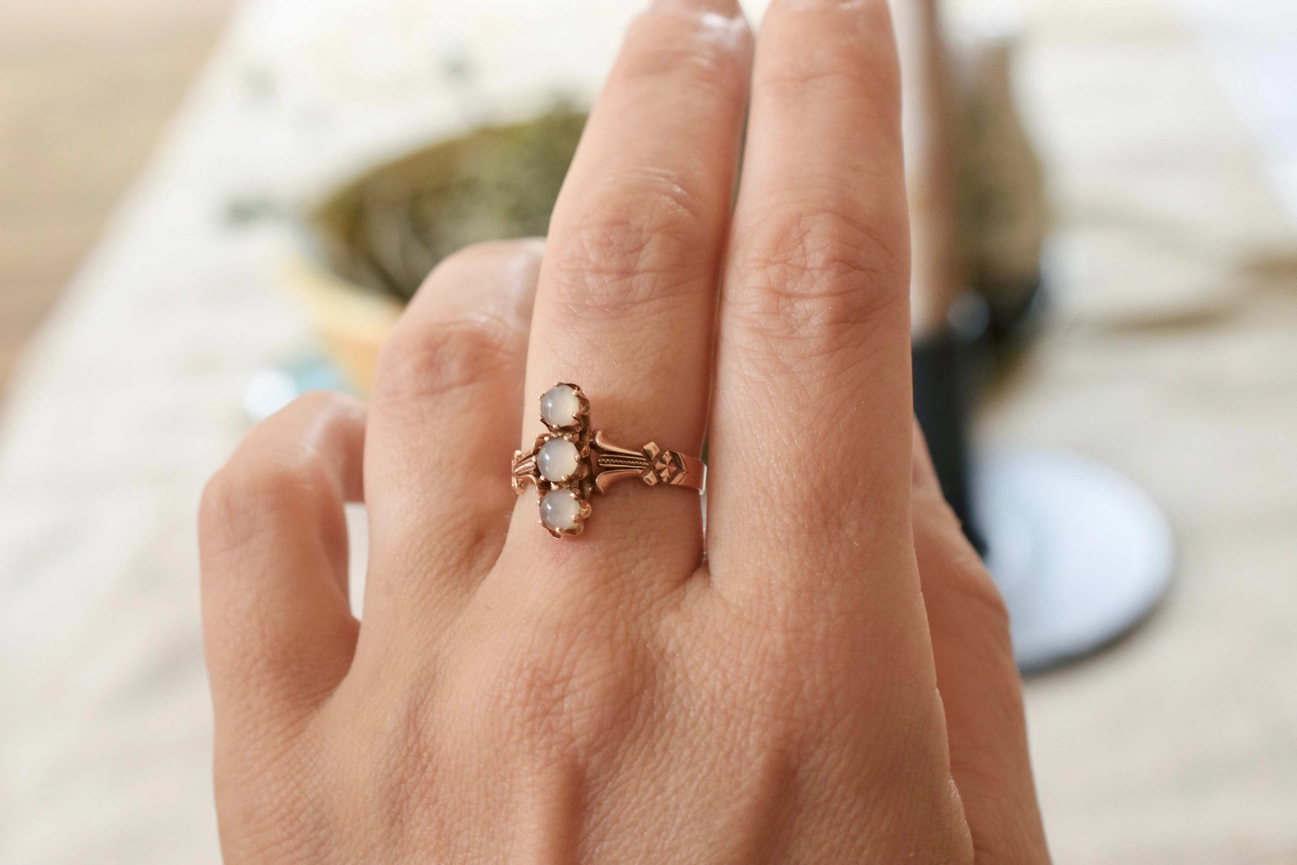 Antique Victorian Moonstone Ring