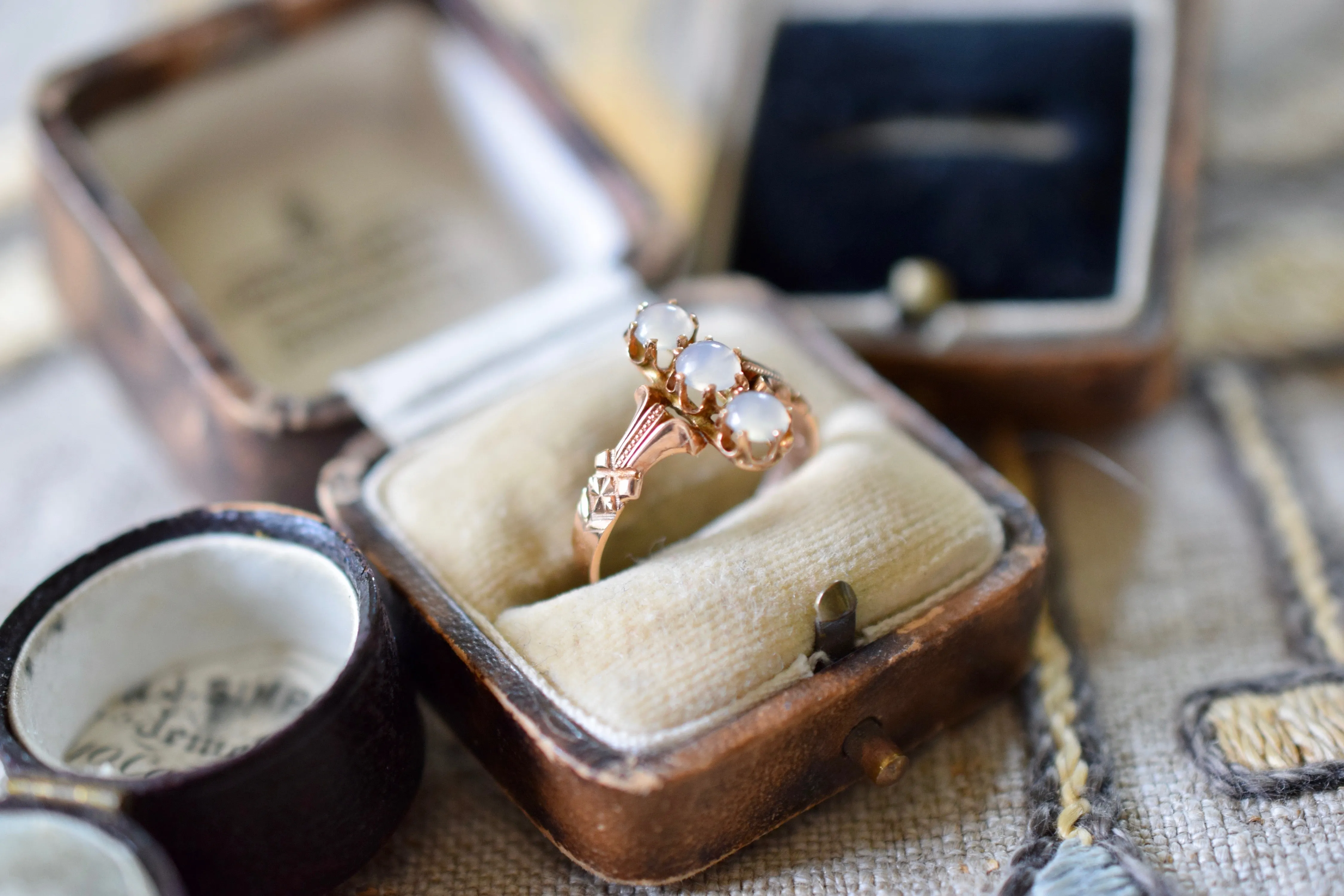 Antique Victorian Moonstone Ring