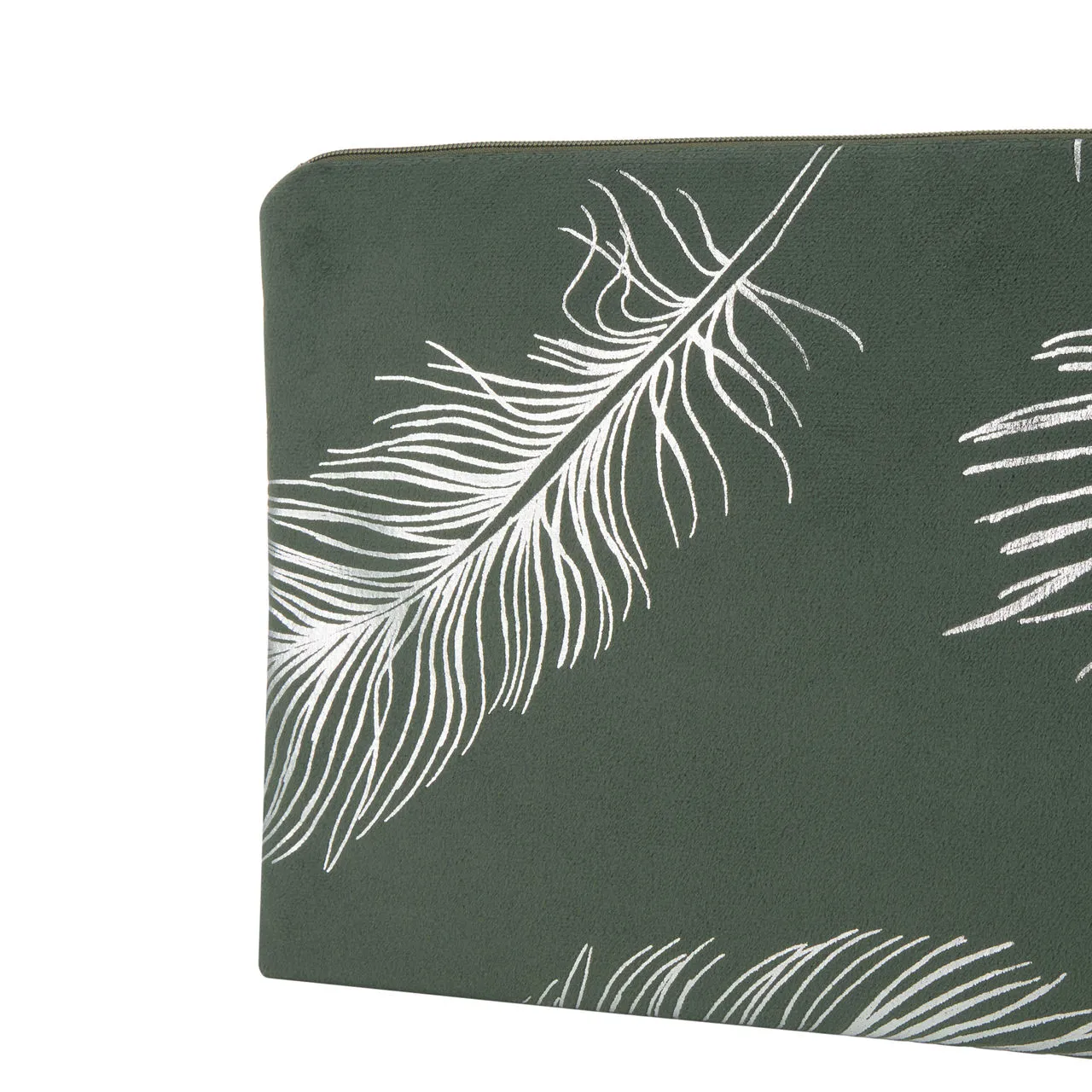 AOIFE MULLANE Printed Clutch - Moss