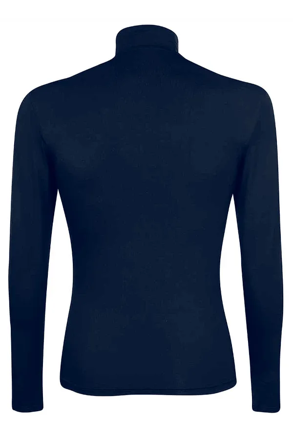 Armani Turtleneck Slim Jersey Navy