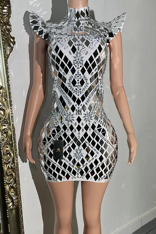 Artemis Diamante Mirror Dress(Ready To Ship)