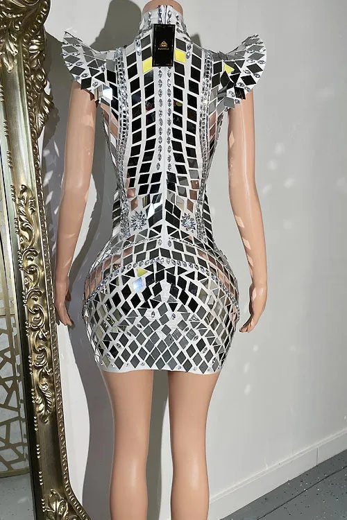 Artemis Diamante Mirror Dress(Ready To Ship)