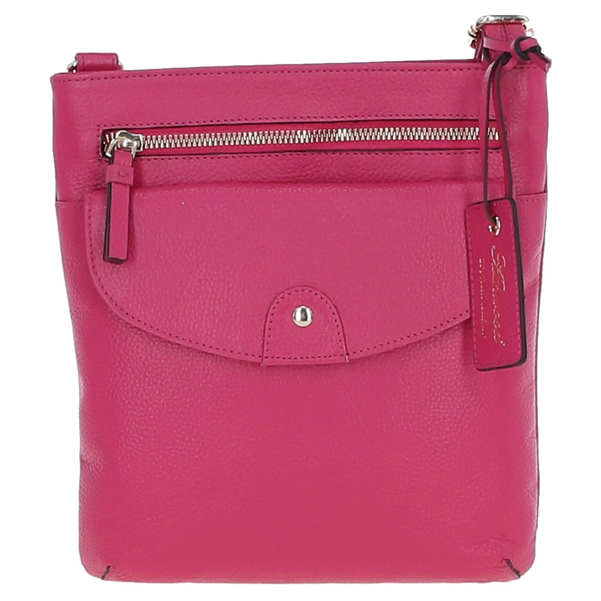 Ashwood Leather Crossbody Bag Pink: CB-5