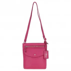 Ashwood Leather Crossbody Bag Pink: CB-5