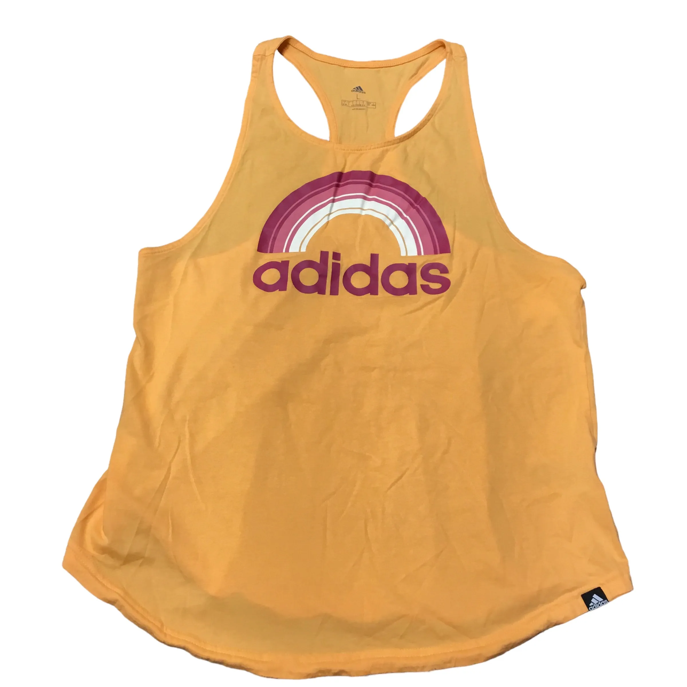 Athletic Tank Top By Adidas  Size: L