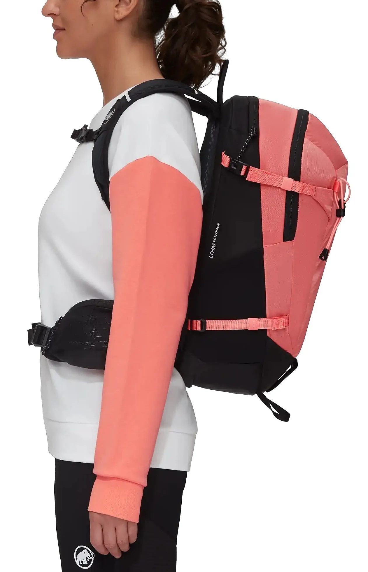 backpack Mammut Lithium 20 - Salmon/Black - women´s