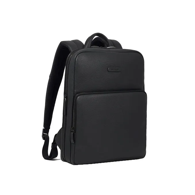 BACKPACK SLIM IN PELLE Unisex Black