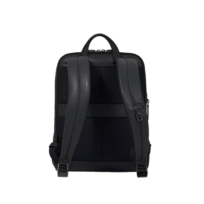 BACKPACK SLIM IN PELLE Unisex Black