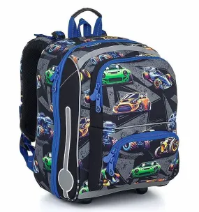 backpack Topgal BEBE 24011 - G/Black/Blue - boy´s