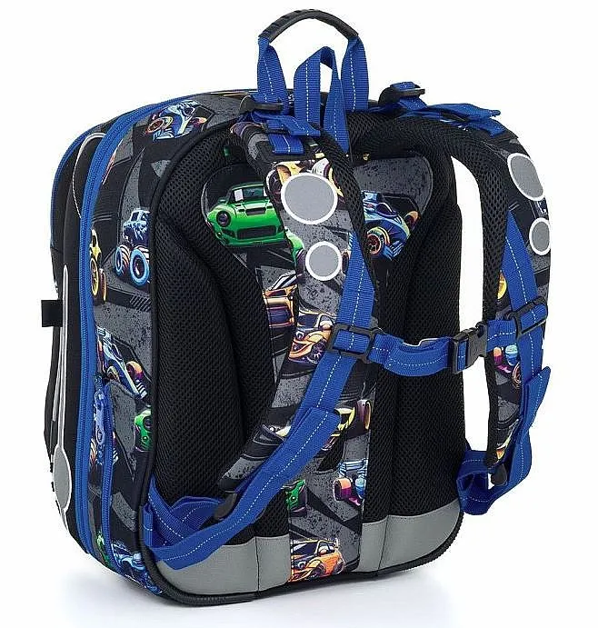 backpack Topgal BEBE 24011 - G/Black/Blue - boy´s