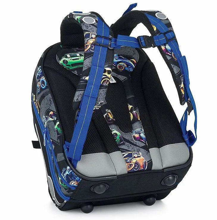 backpack Topgal BEBE 24011 - G/Black/Blue - boy´s