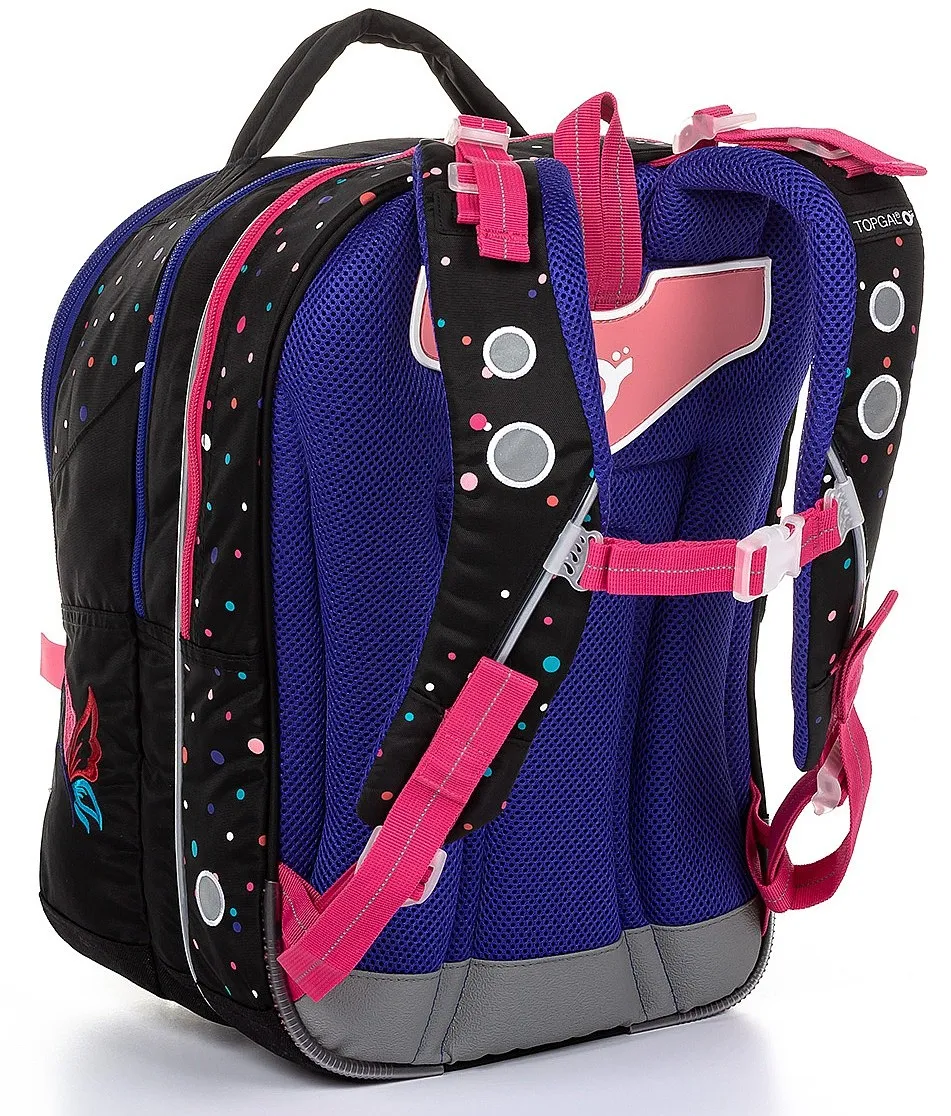 backpack Topgal COCO 20004 - G/Black - girl´s