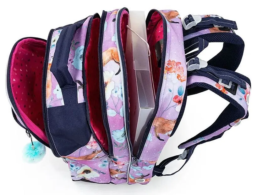 backpack Topgal COCO 22006 - G/Violet - girl´s