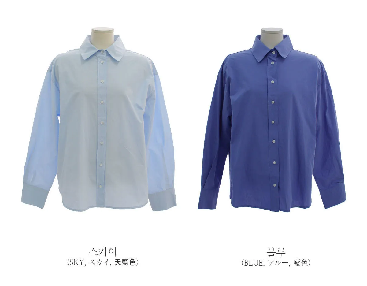 BADDIARY  |Casual Style Long Sleeves Plain Shirts & Blouses