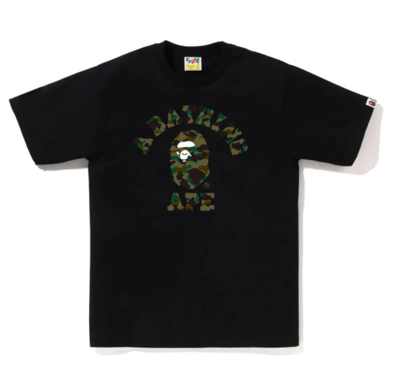 BAPE 1st Camo College (SS24) Black Tee