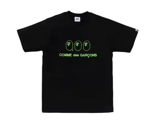 BAPE x Comme des Garcons Osaka I Black Tee