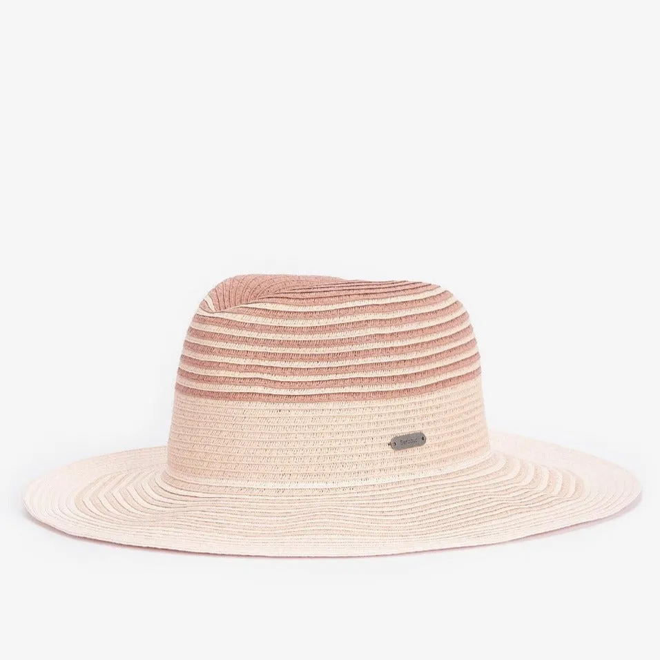 Barbour Adria Fedora Summer Hat Primrose in Pink