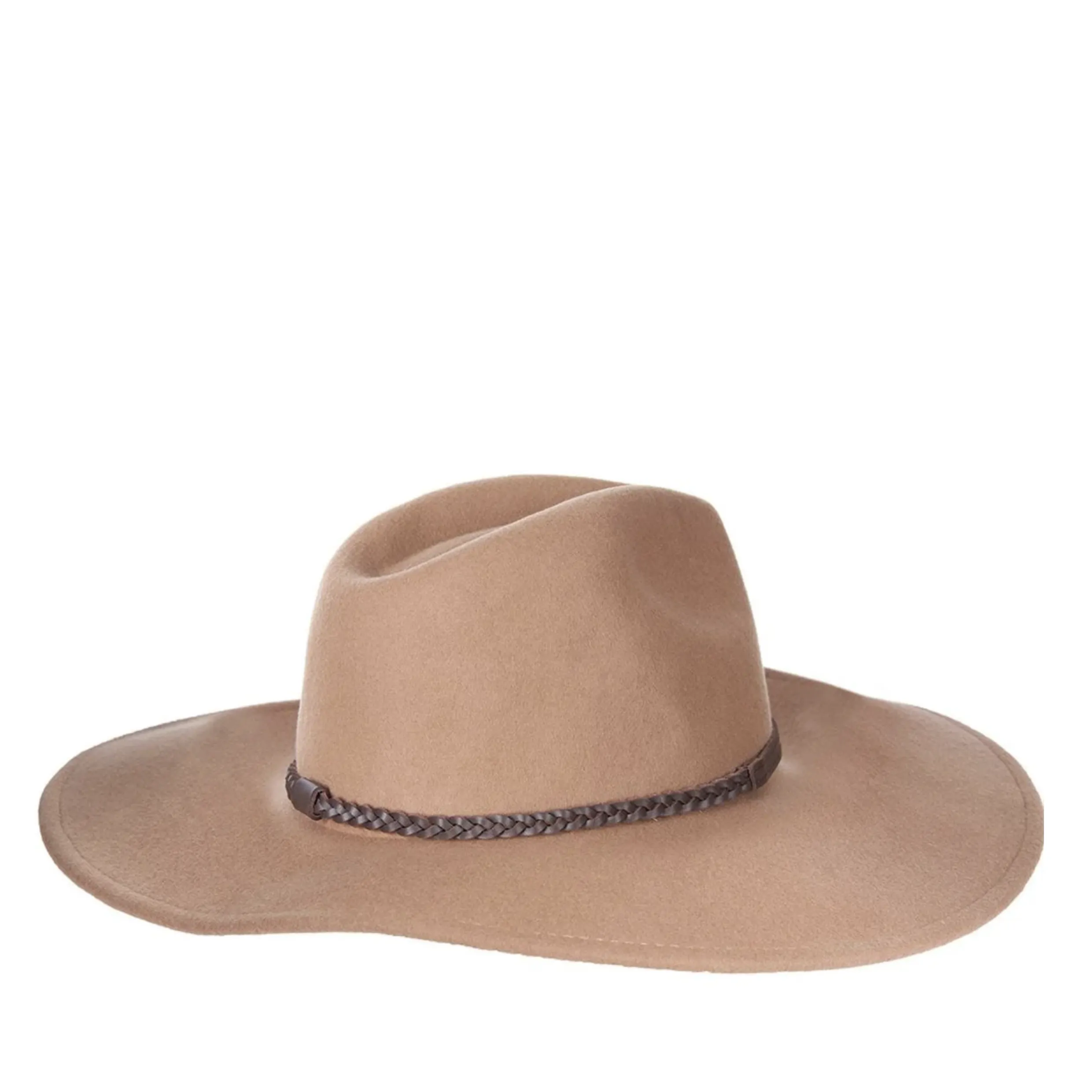 Barbour Tack Pure Wool Fedora Hat Camel LHA0217