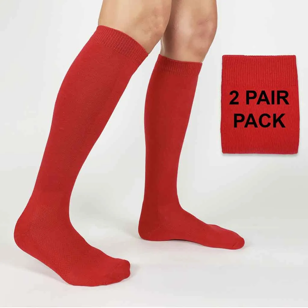 Big Savings on  Basic White Cotton Sport Knee High Socks