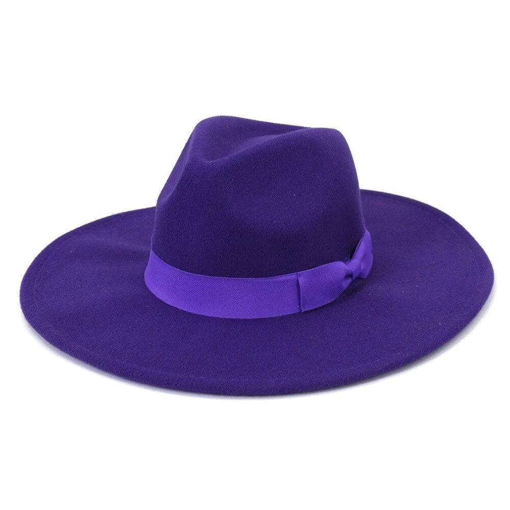 Big Wide Retro Fedora Hat