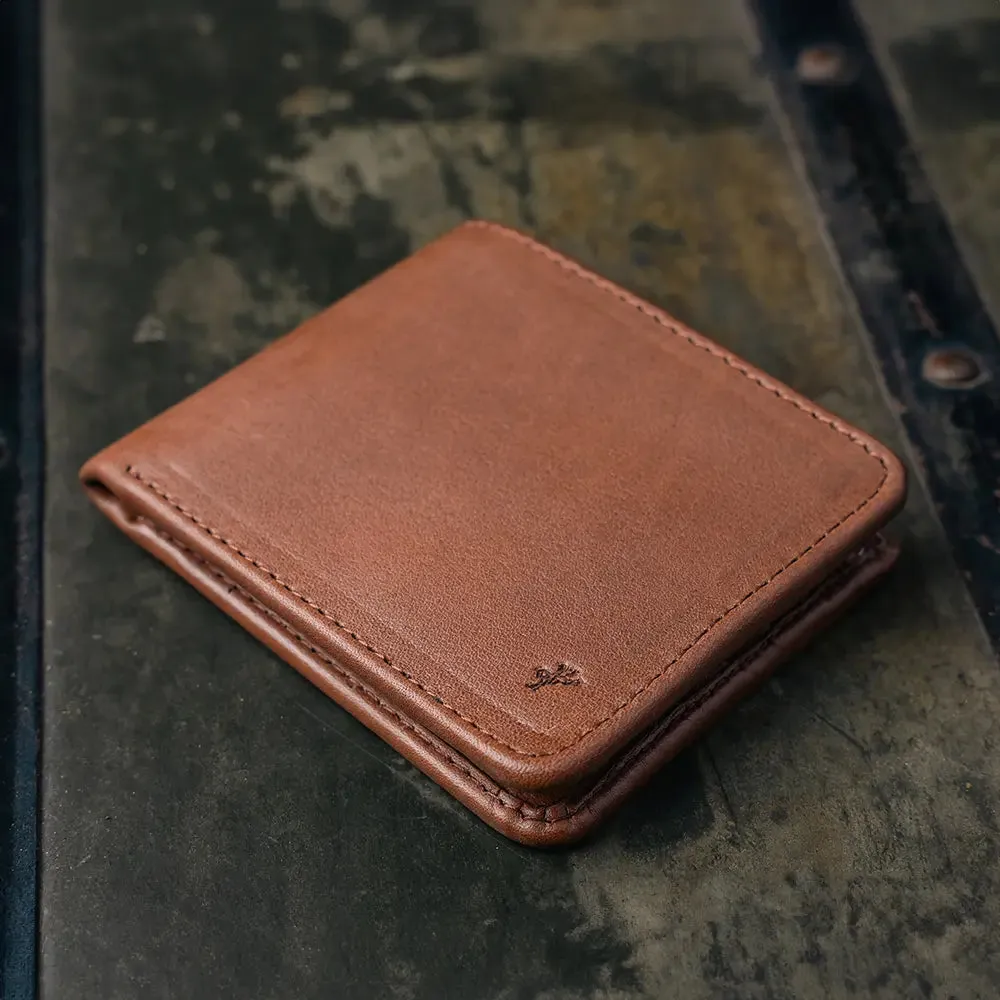 Billfold Wallet | Natural Grain Calfskin Leather | Bourbon