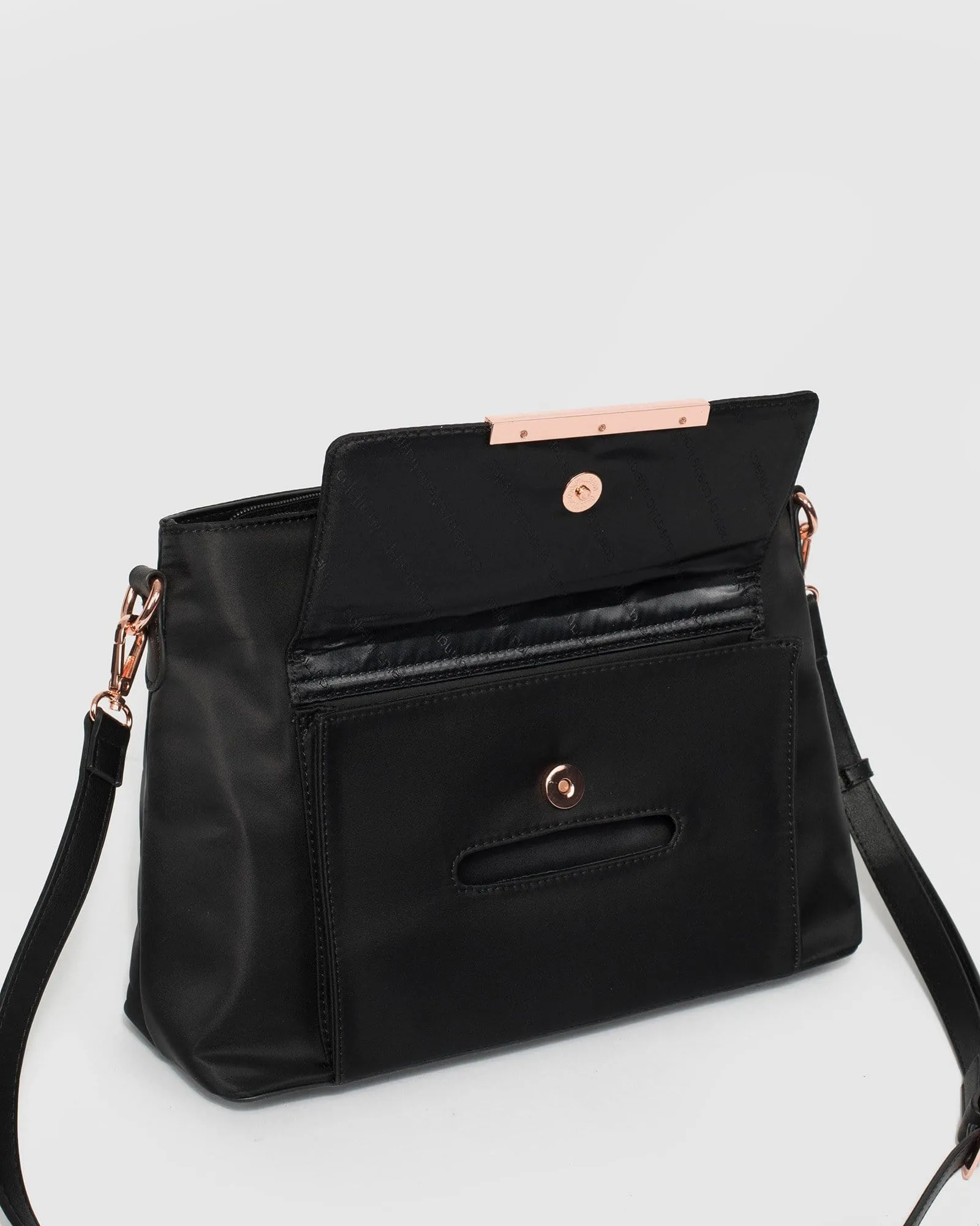 Black Small Crossbody Baby Bag