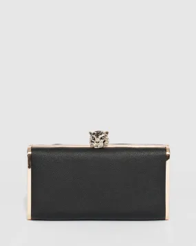 Black Tiger Hardcase Clutch Bag