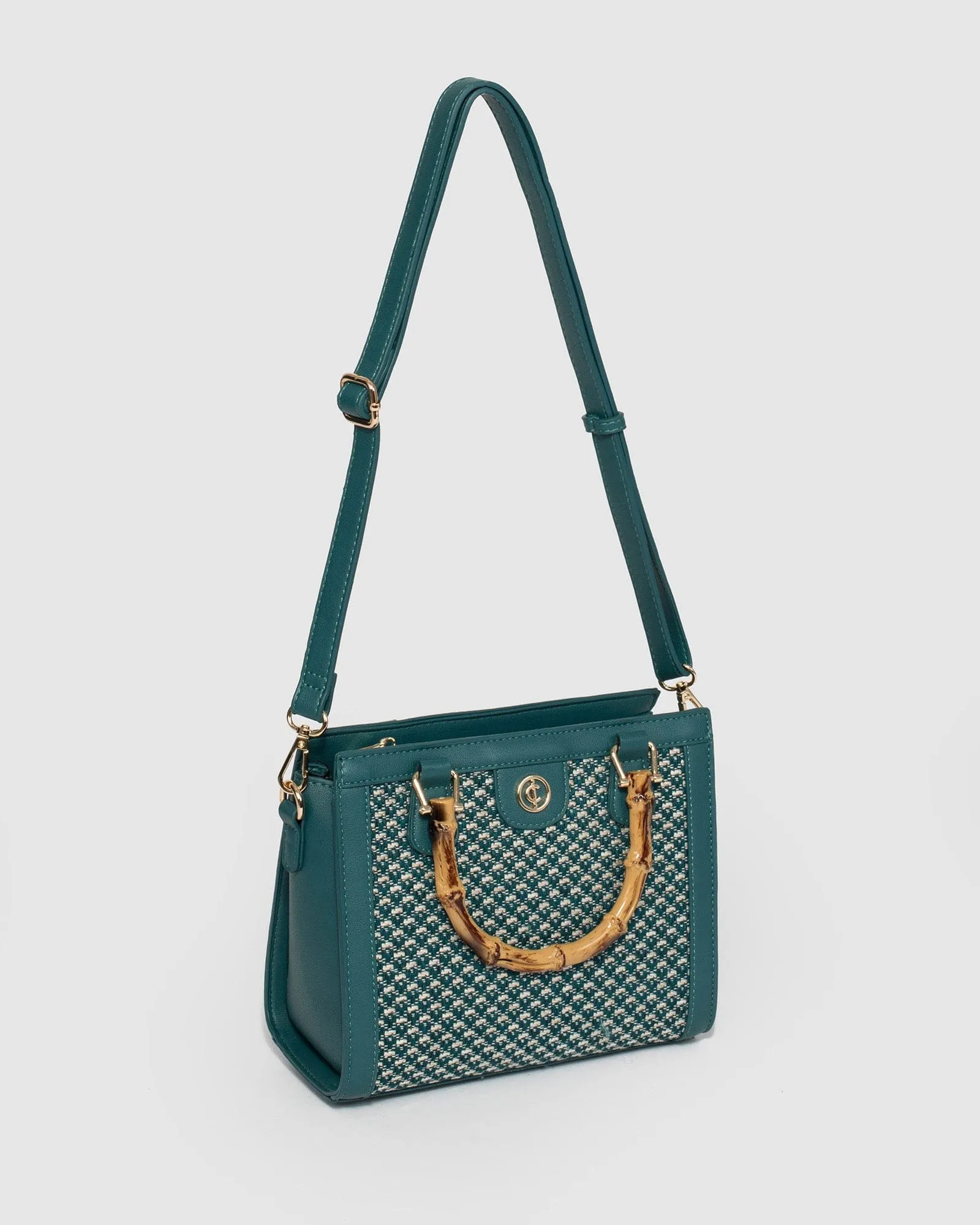 Blue Louella Stitch Tote Bag