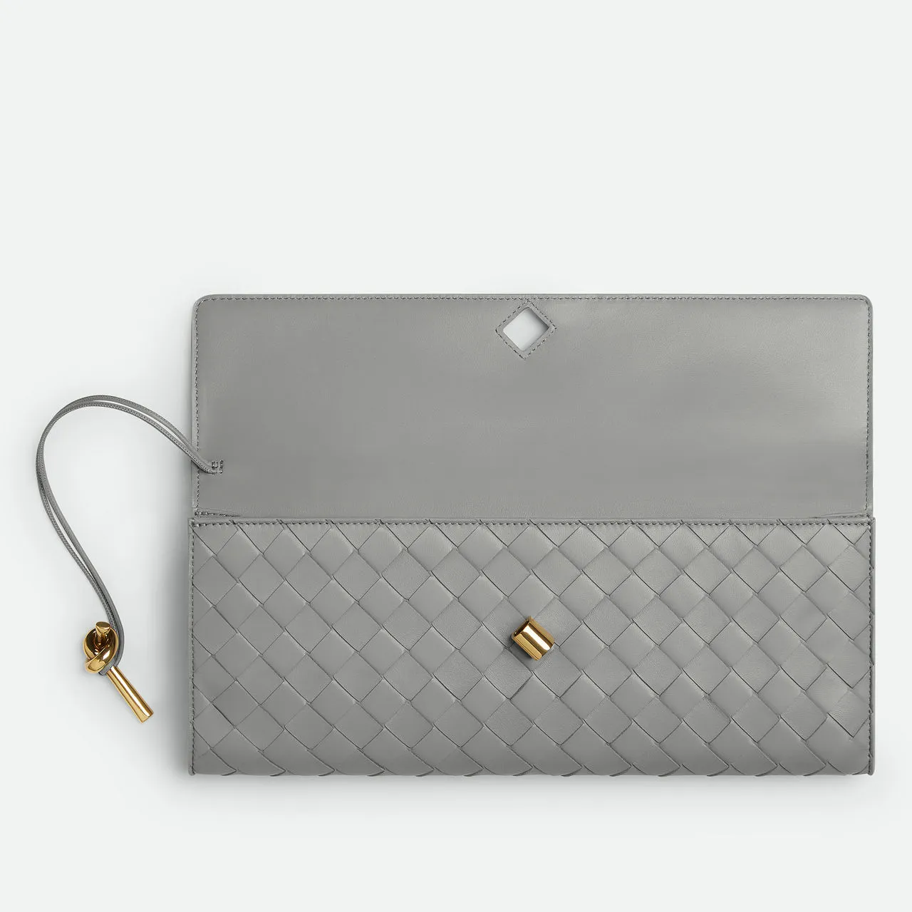 BOTTEGA VENETA Andiamo Clutch - STERLING-M BRASS