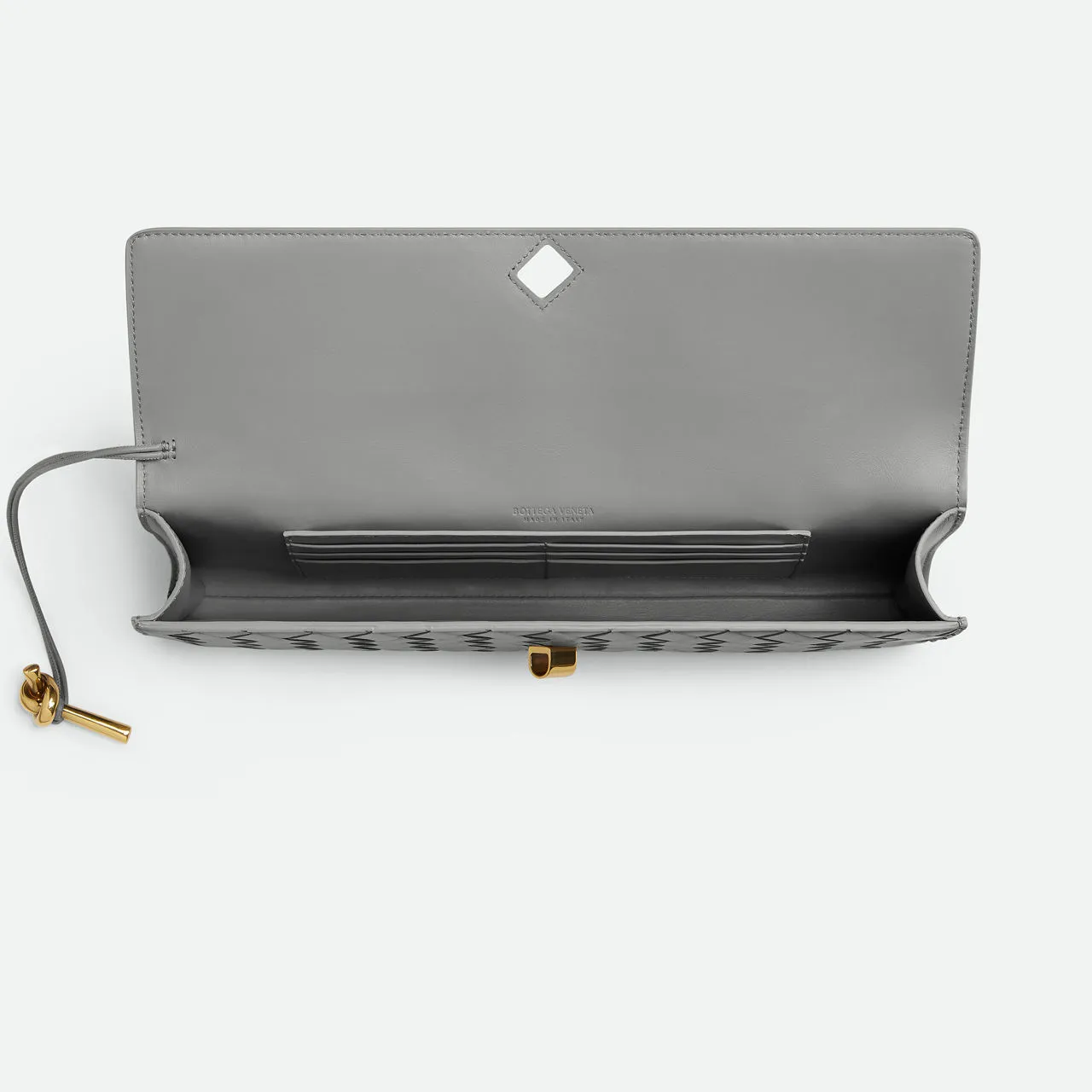 BOTTEGA VENETA Andiamo Clutch - STERLING-M BRASS