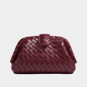 BOTTEGA VENETA Lauren Teen 1980 Chain Clutch - BAROLO-M BRASS