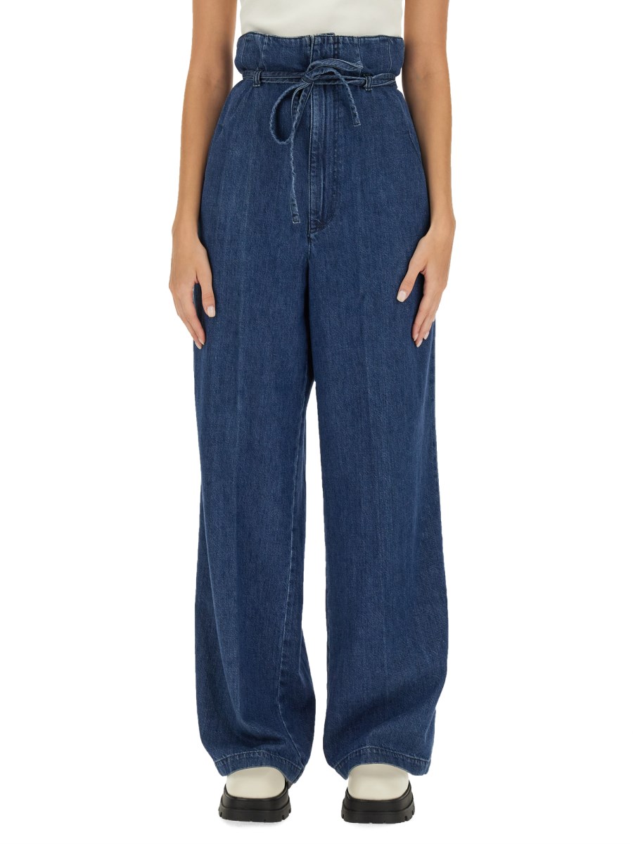 BOYISH    COTTON DENIM PALAZZO PANTS