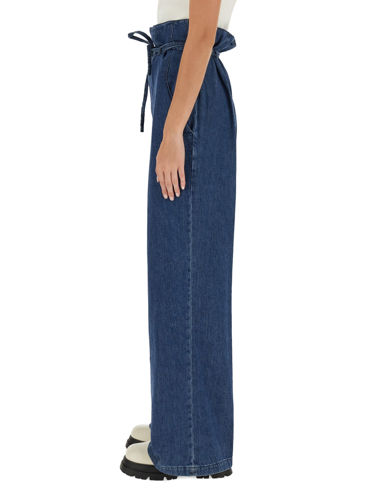 BOYISH    COTTON DENIM PALAZZO PANTS